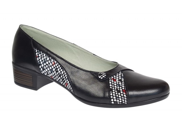 Pantofi dama comozi casual din piele naturala negru color P28XN